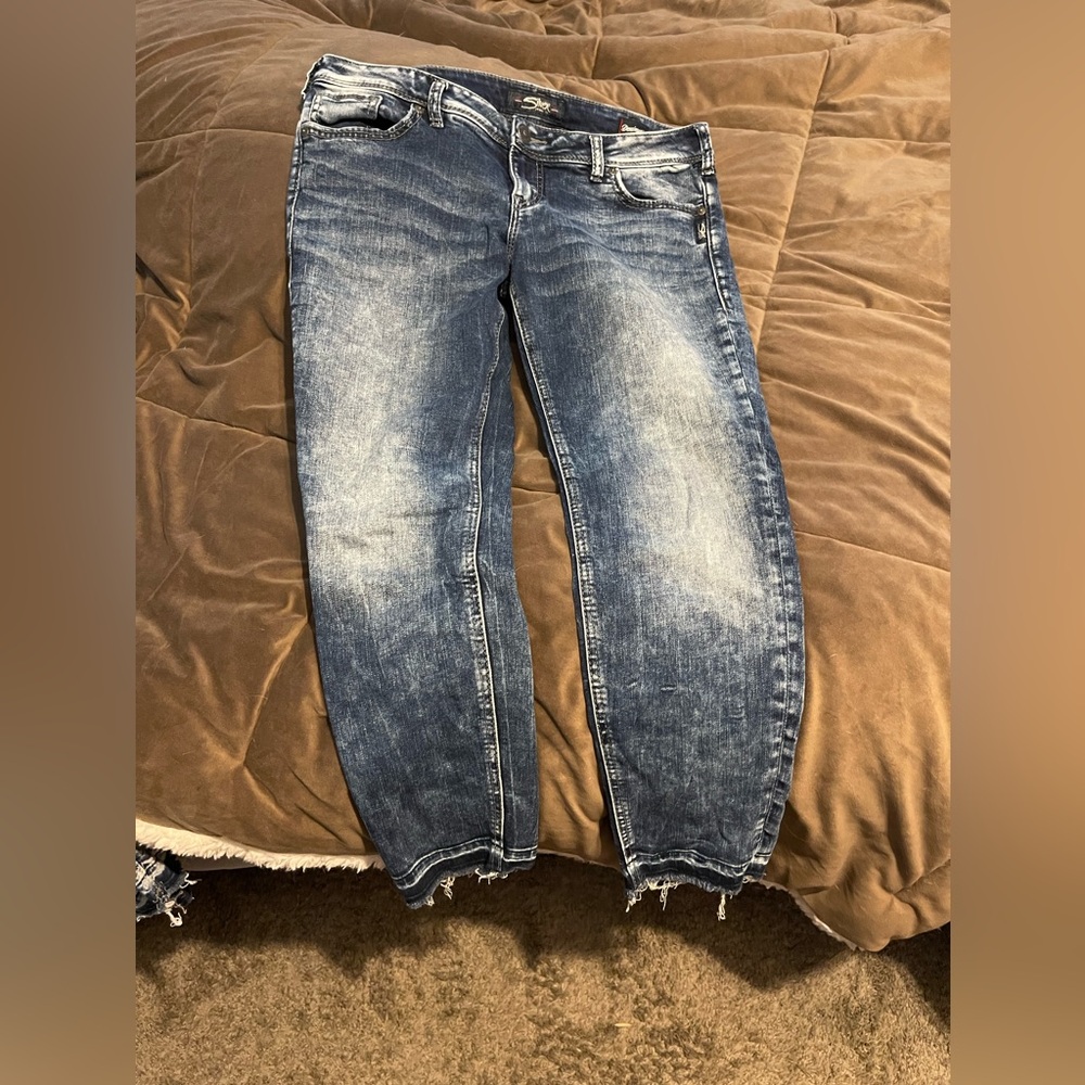 Silver jeans
